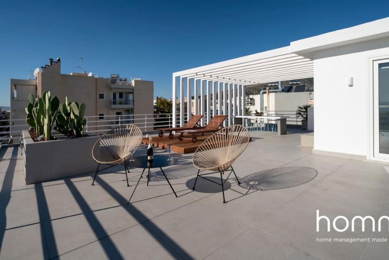Apartmán Brand New Homm Penthouse In Ano Glyfada, Dilou Atény Exteriér fotografie