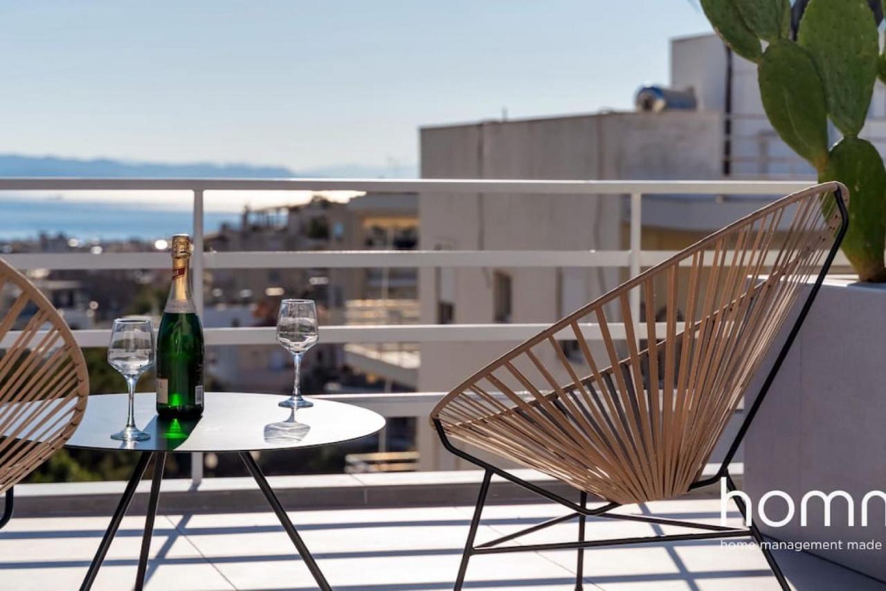 Apartmán Brand New Homm Penthouse In Ano Glyfada, Dilou Atény Exteriér fotografie