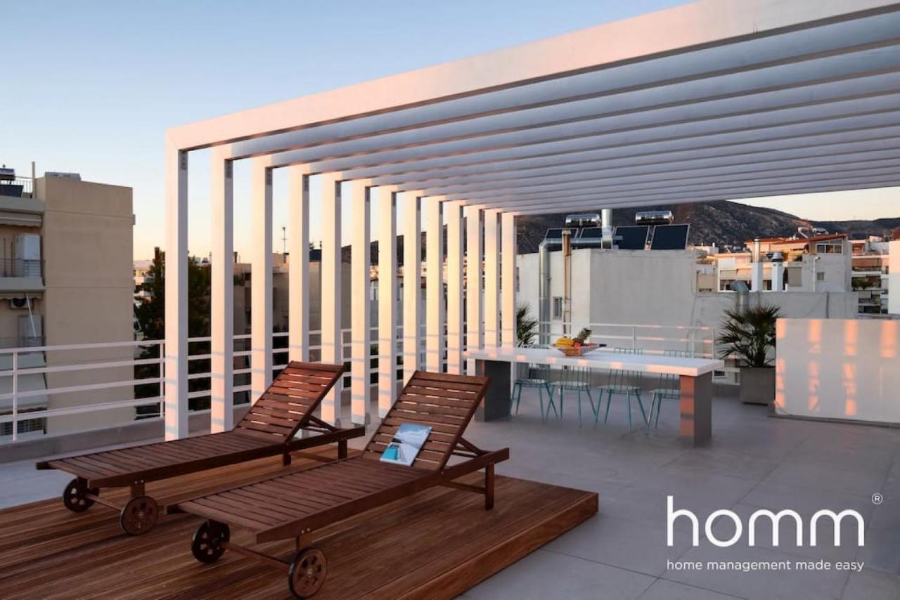 Apartmán Brand New Homm Penthouse In Ano Glyfada, Dilou Atény Exteriér fotografie