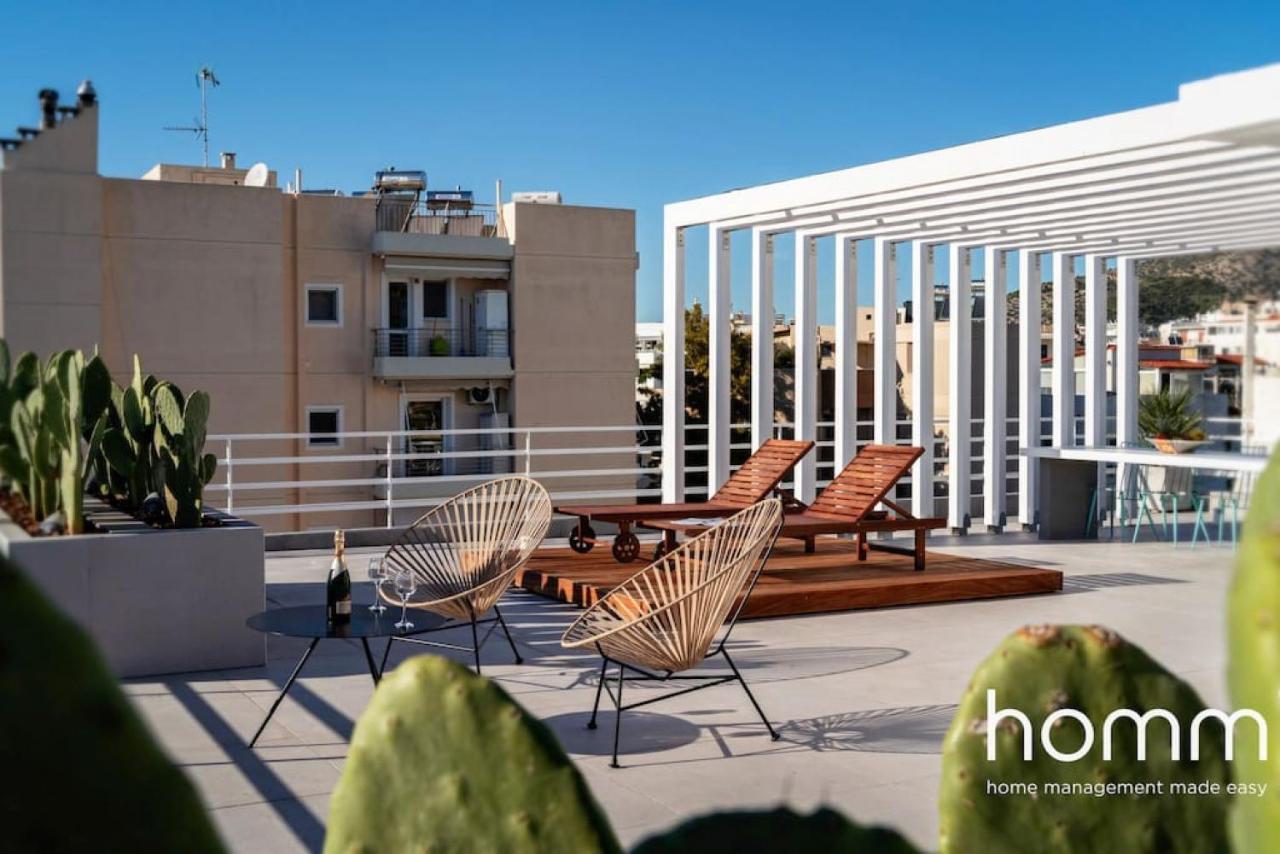 Apartmán Brand New Homm Penthouse In Ano Glyfada, Dilou Atény Exteriér fotografie