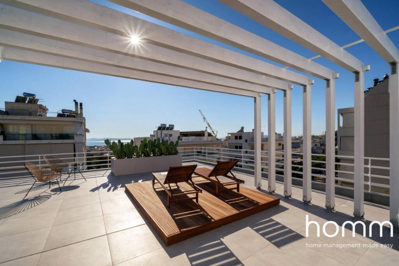 Apartmán Brand New Homm Penthouse In Ano Glyfada, Dilou Atény Exteriér fotografie